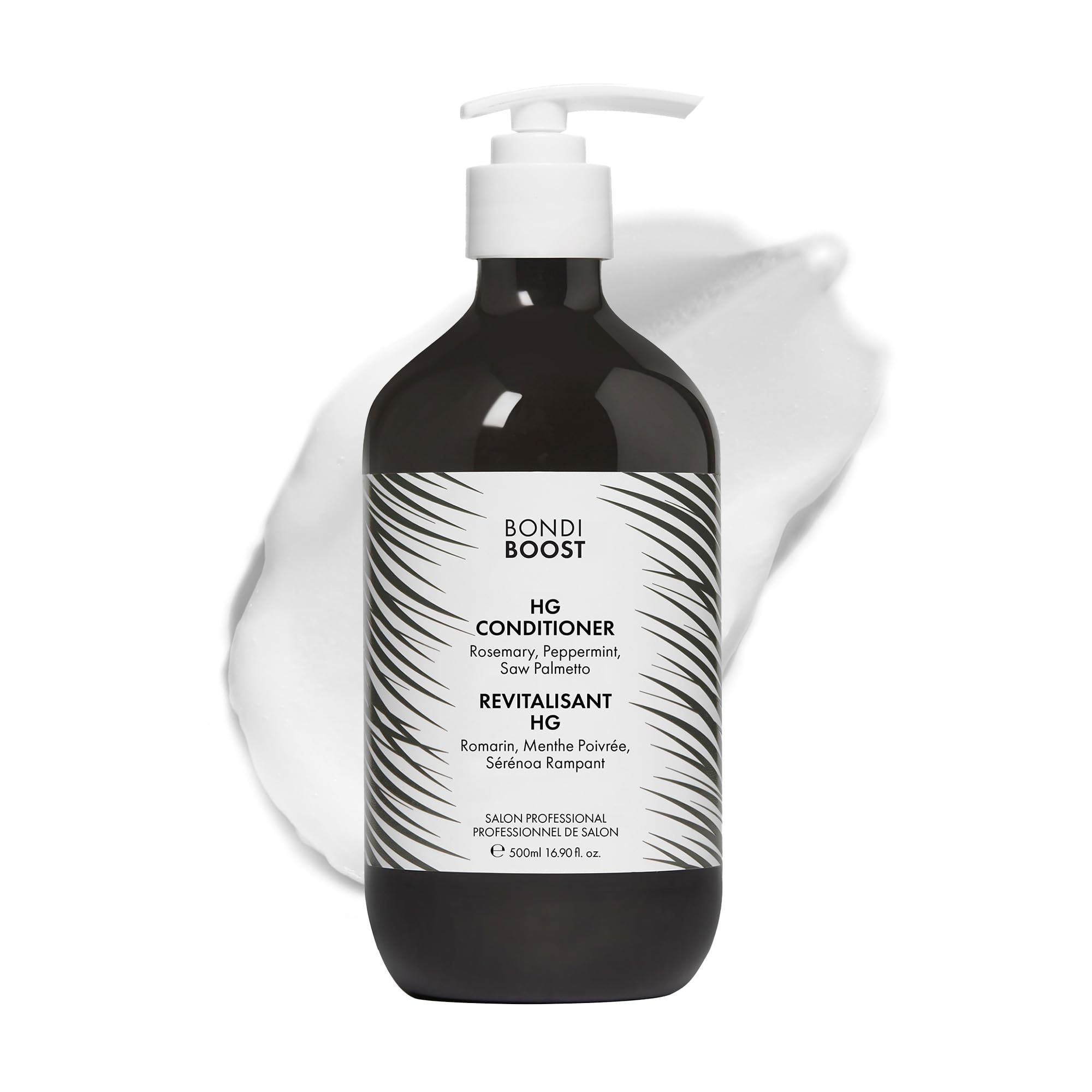 BONDIBOOST HG Anti-Thinning Hair Conditioner [16.90 fl oz] - Hydrating Hair Conditioner with Aloe Vera, Rosemary & Saw Palmetto, Promotes Thicker + Stronger-Looking Hair for Men & Women, Sulfate-Free