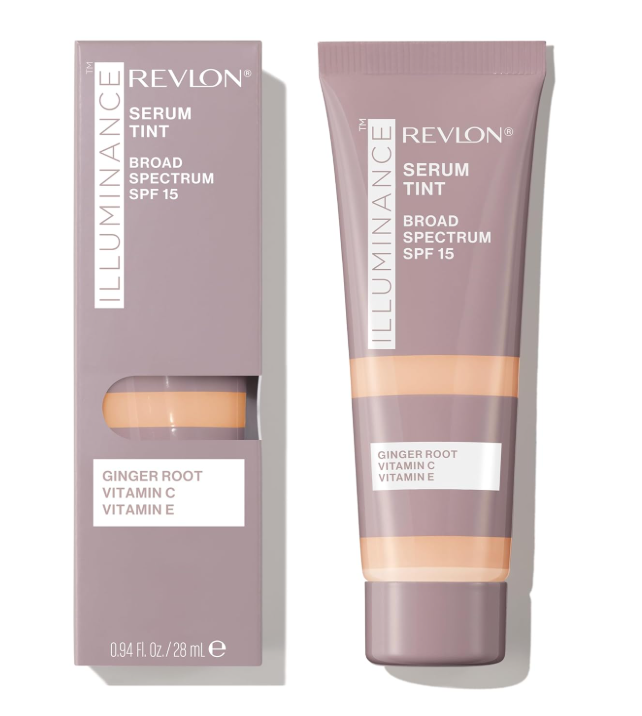 Revlon Illuminance Tinted Serum, Triple Hyaluronic Acid, Evens Out Skin Tone Over Time and Hydrates All Day, SPF 15, 213 Light Natural, 0.94 fl oz.