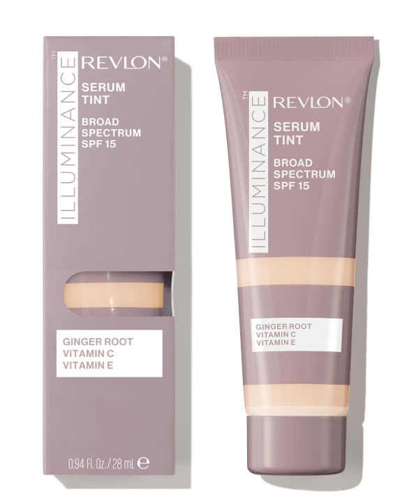 Revlon Illuminance Tinted Serum, Triple Hyaluronic Acid, Evens Out Skin Tone Over Time and Hydrates All Day, SPF 15, 117 Light Beige, 0.94 fl oz.
