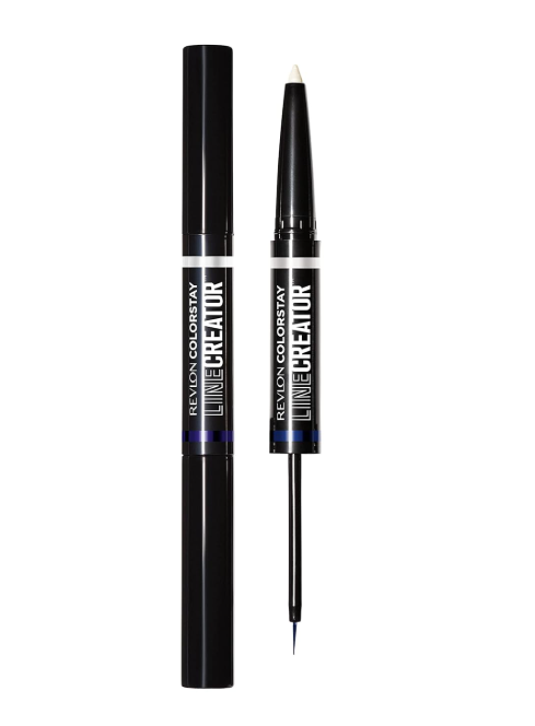 REVLON Liquid Eyeliner & Smoky Kohl Pencil, ColorStay Line Creator Eye Makeup, Waterproof & Transferproof, 154 Cool as Ice, 0.004 oz