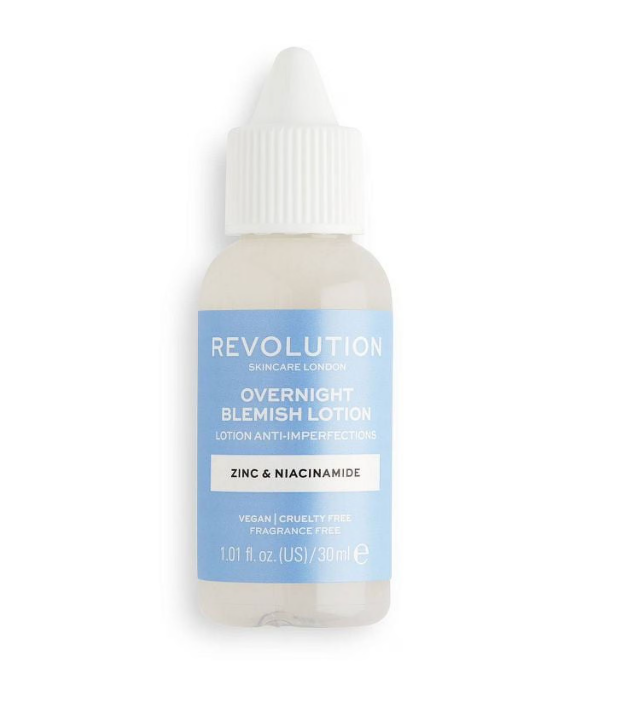 QBftmX Makeup Revolution Skincare Overnight Blemish Lotion - Buffering - 1.01 fl oz - Image 1